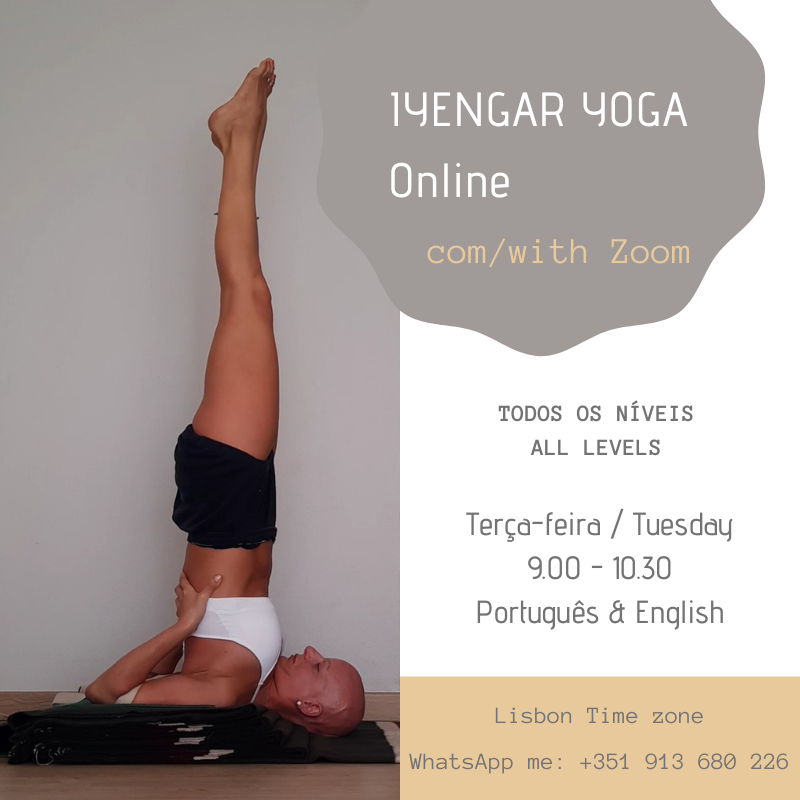 Online yoga classes via Zoom