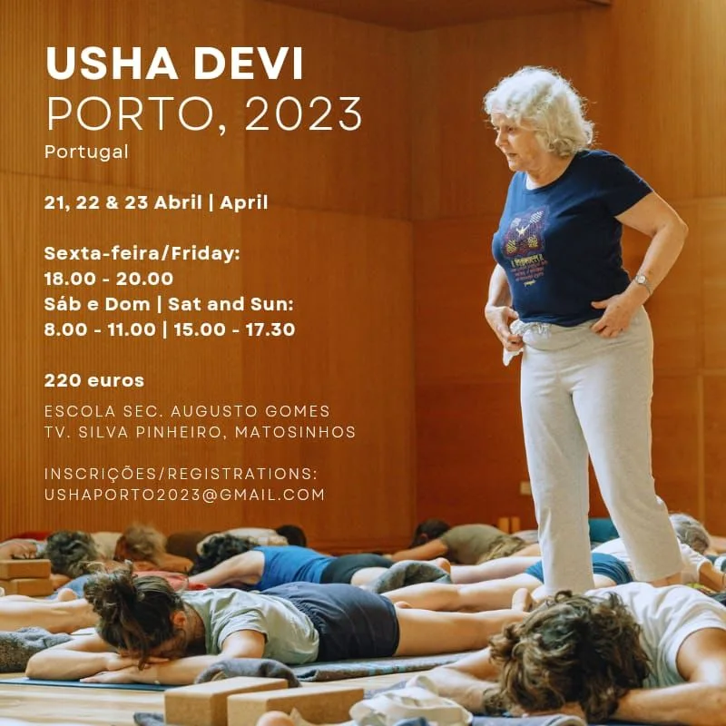 Usha Devi in Porto in March 2023